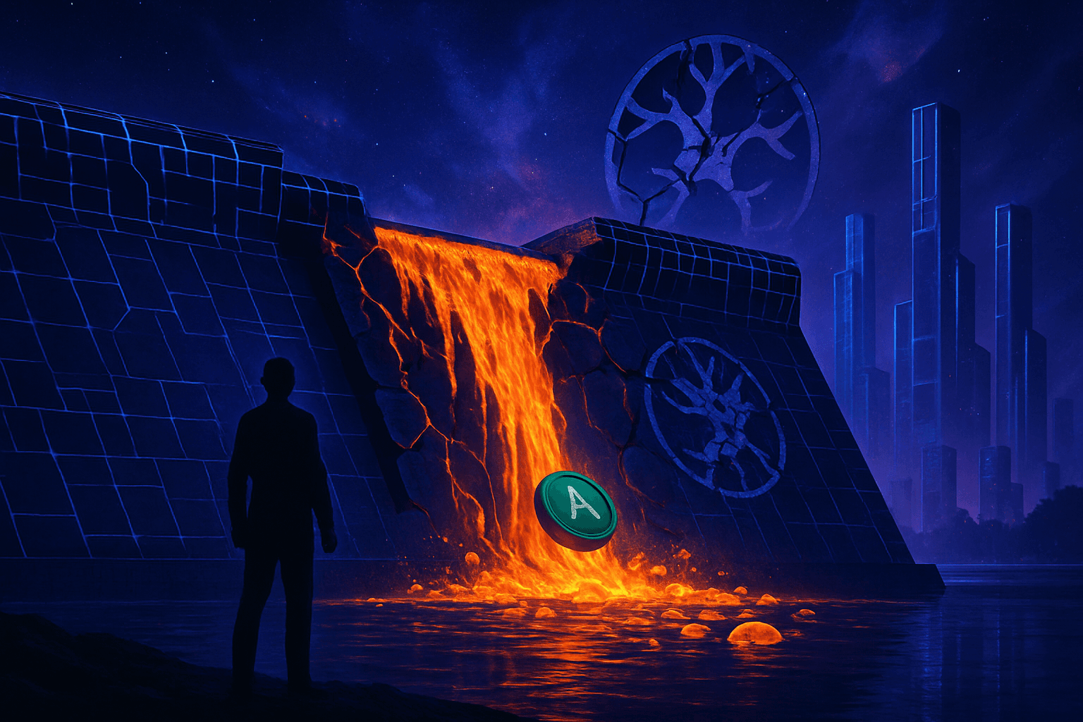 AAVE Drops 26% as Kelp DAO's $292M Exploit Triggers $9B DeFi Outflows