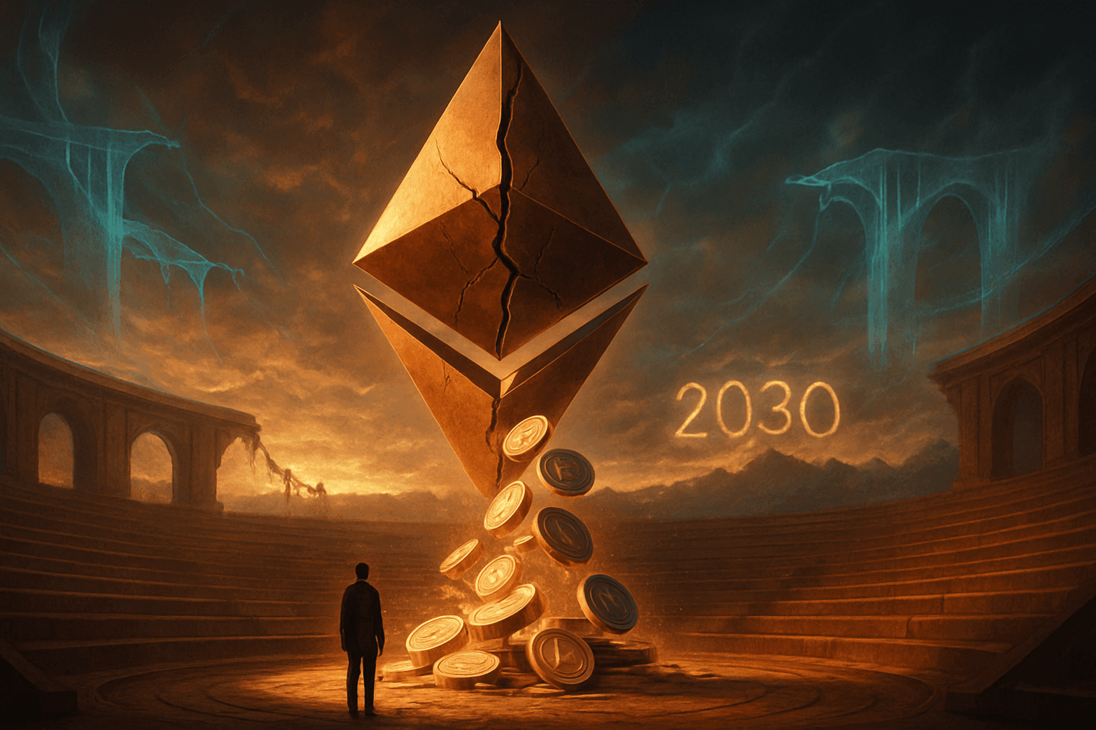 Ethereum Faces 2030 Pressure Test as Bridging Friction, Staking Stress, and Hayes' Bearish Call Converge