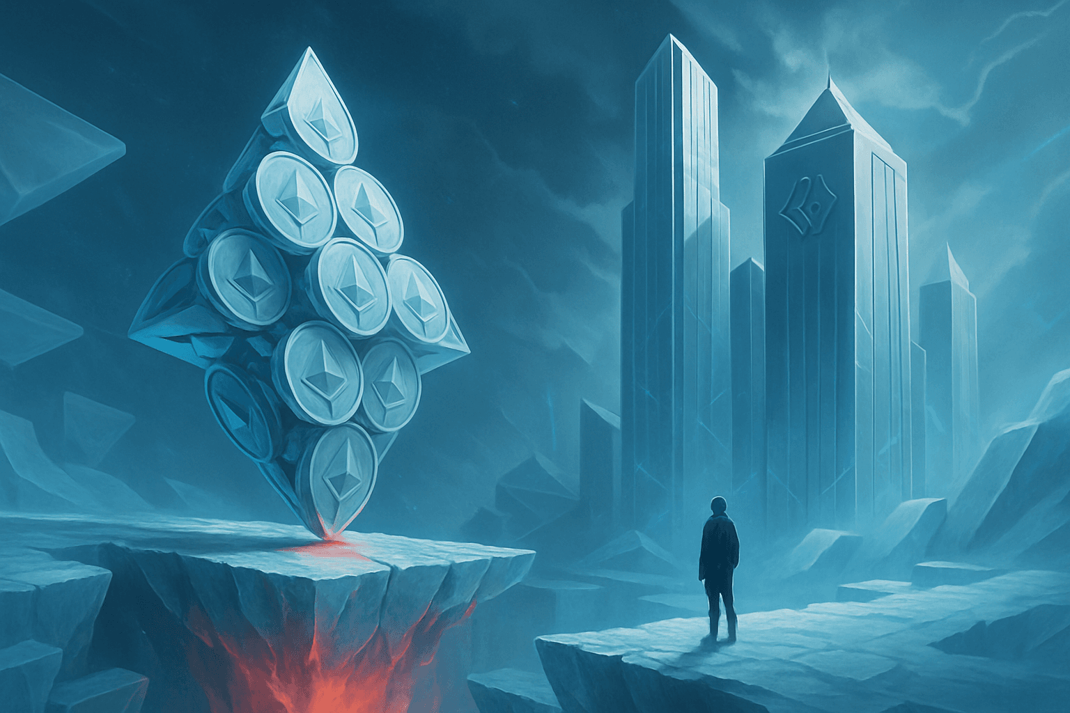 Ethereum at $2,130: $1.7B Liquidation Risk Meets Record Institutional Adoption