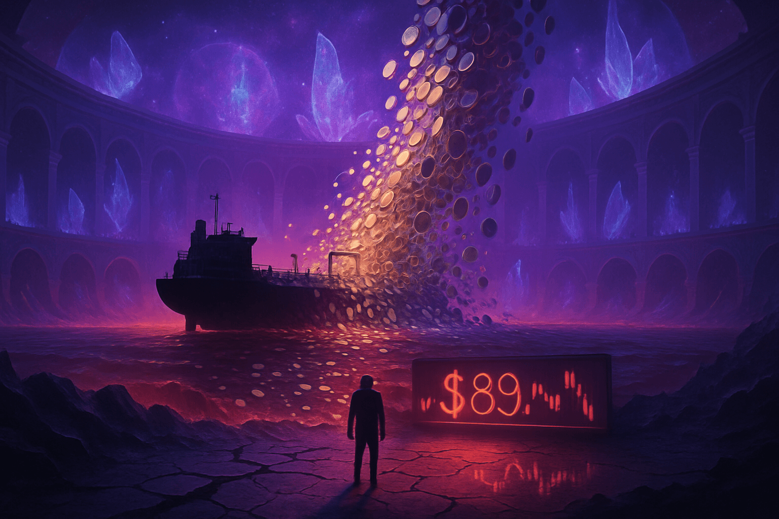 Iran Closes Strait of Hormuz, Oil Tops $89 as Crypto Faces Risk-Off Pressure