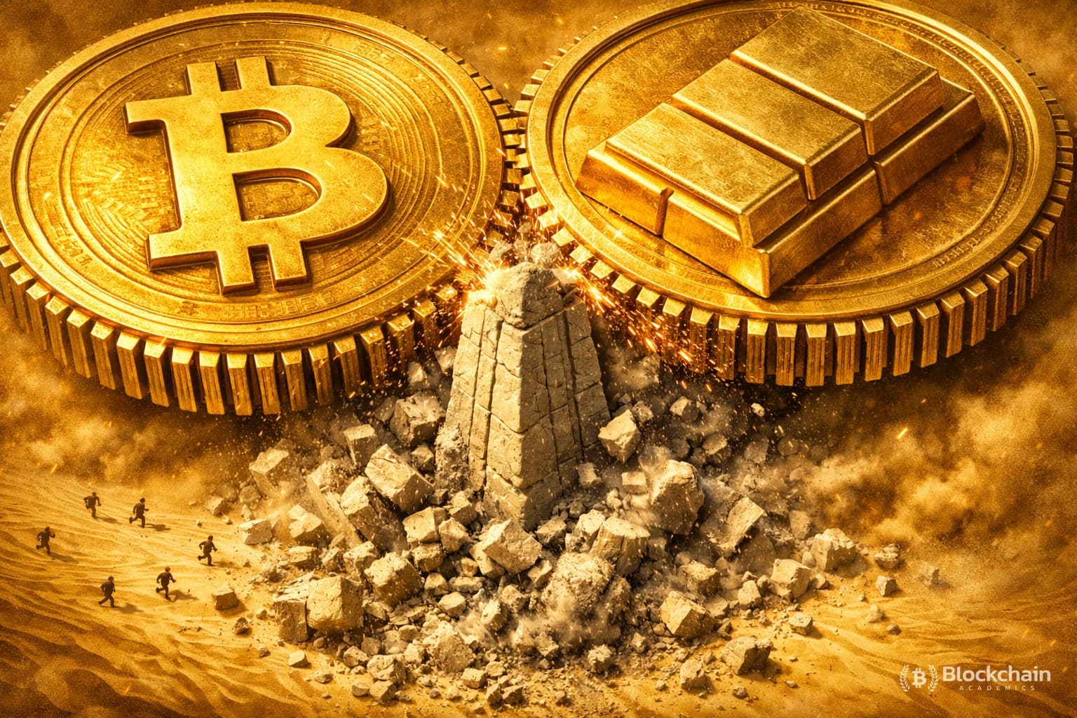Bitcoin Correlation With Gold Hits Six-Year High as Dollar Confidence Wavers