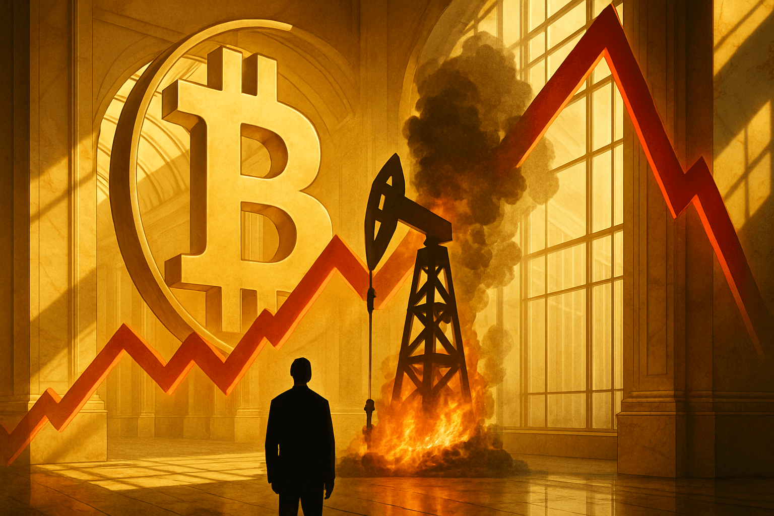 Bitcoin Plunges Below $64K as Middle East Tensions Spike Oil