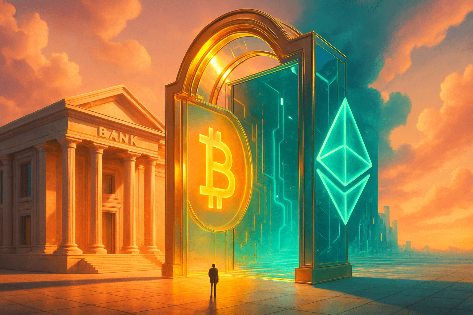Bitcoin ETFs Face Outflows While Ethereum Funds Extend Winning Streak